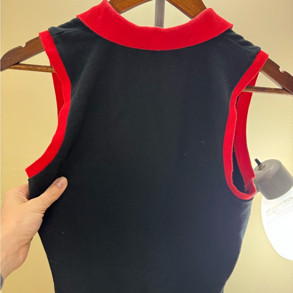 Ralph Lauren Black and Red Polo Shirt - Picture 9 of 9